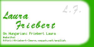 laura friebert business card
